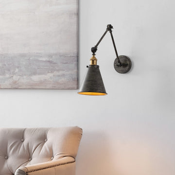 Rover 7" Adjustable Arm Metal LED Wall Sconce